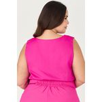 Blusa Regata com Detalhe Botão - MySize Ícones
