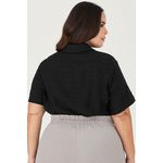 Blusa com Tecido Trabalhado - MySize Ícones 