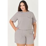 Blusa Semi Blusa com Detalhe Metal - MySize Ícones 