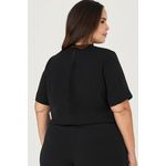 Blusa Semi Blusa com Detalhe Metal - MySize Ícones