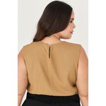 Blusa Regata com Detalhe Botão - MySize Ícones