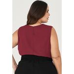 Blusa Regata com Detalhe Botão - MySize Ícones 