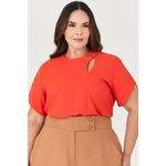 Blusa com Manga e Detalhe Vazado - MySize Ícones 