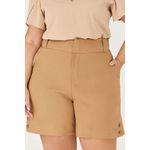 Short Alfaiataria com Detalhe Botão - MySize Ícones