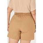 Short Alfaiataria com Detalhe Botão - MySize Ícones