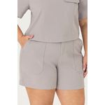 Short Alfaiataria com Detalhe Metal - MySize Ícones 