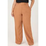 Calça Pantalona MySize com Detalhe Botão - Ícones 