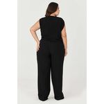 Calça Pantalona MySize com Detalhe Botão - Ícones