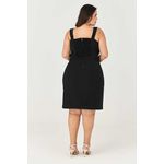 Vestido Midi MySize com Detalhe Argola - Ícones