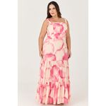 Vestido Longo Estampado com Marias MySize - Ícones