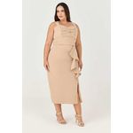 Conjunto Saia Midi com Babado MySize e Detalhe Fivela Coberta - Ícones