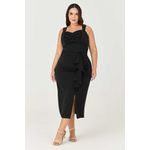 Conjunto Saia Midi com Babado MySize e Detalhe Fivela Coberta - Ícones