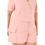 Short Alfaiataria com Detalhe Bolso Lateral - MySize In Love