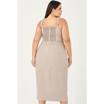 Vestido Midi com Transpasse - MySize In Love