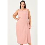 Vestido Midi com Transpasse - MySize In Love 