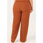 Calça Pantalona com Cinto Coberto e Fivela Coração MySize - In Love