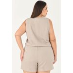 Conjunto Short e Blusa Detalhe Botão Coração - MySize In Love