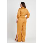 Calça Pantalona MySize com Fenda Feminino - Newlight