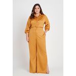 Calça Pantalona MySize com Fenda Feminino - Newlight