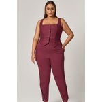 Blusa Cropped com Botão Pino - MySize Mirror
