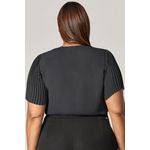 Blusa com Manga Plissada - MySize Mirror 