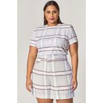 Short Estampado com Botão Pino - MySize Mirror