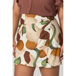 Short Estampado com Fivela - MySize Mirror