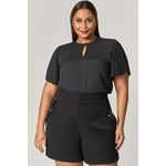Short Alfaiataria com Botão Pino - MySize Mirror