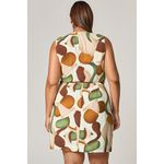 Vestido Curto Estampado com Fivela - MySize Mirror