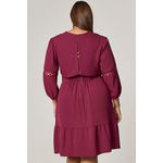 Vestido Curto com Babado - MySize Mirror
