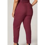Calça Carrot Detalhe Botão com Cinto Coberto - MySize Mirror 