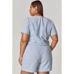 Conjunto Short e Blusa Detalhe Textura com Botão - MySize Mirror