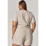 Conjunto Short e Blusa Detalhe Textura com Botão - MySize Mirror 