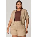 Conjunto Short e Blusa com Detalhe Botão Pino - MySize Mirror