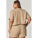 Conjunto Short e Blusa com Detalhe Botão Pino - MySize Mirror