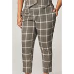 Conjunto Calça e Blusa Xadrez com Botão Pino - MySize Mirror