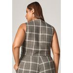 Conjunto Calça e Blusa Xadrez com Botão Pino - MySize Mirror