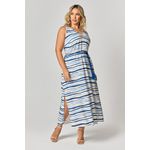Vestido Estampado MySize - Náutica Summer 2025