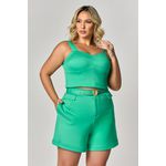 Conjunto Malha Cropped Shorts MySize - Náutica Summer 2025