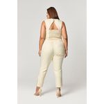 Calça Alfaiataria Botões Fenda Carrot MySize - Reflect Inverno 25