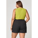  Short Alfaiataria Detalhe Botões Aboloado MySize - Reflect Inverno 25