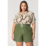 Blusa Estampada Decote V MySize - Reflect Inverno 25