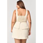 Saia Curta com Detalhe Botões MySize - Reflect Inverno 25