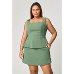Saia Curta com Detalhe Botões MySize - Reflect Inverno 25