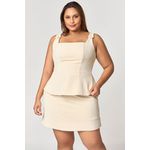 Saia Curta com Detalhe Botões MySize - Reflect Inverno 25