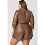Short Couro Ecológico MySize - Reflect Inverno 25