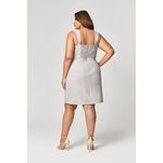  Vestido Curto Botões MySize - Reflect Inverno 25