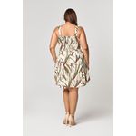 Vestido Curto Estampado Recorte MySize - Reflect Inverno 25