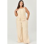 Blusa com Detalhe Peplum Alongado - MySize - Sentir 