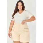 Blusa T-Shirt Decote V - MySize - Sentir 